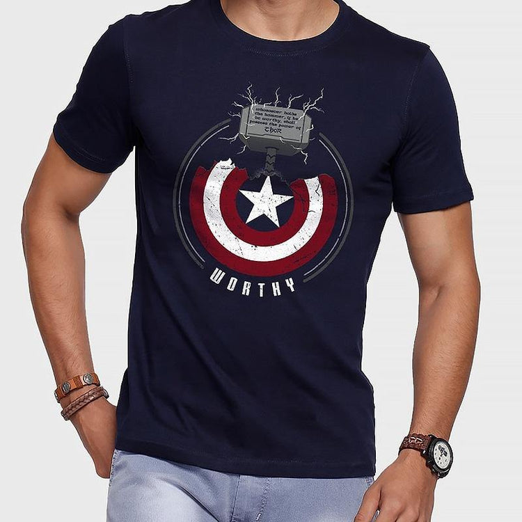 Worthy American Hero Graphic Tee