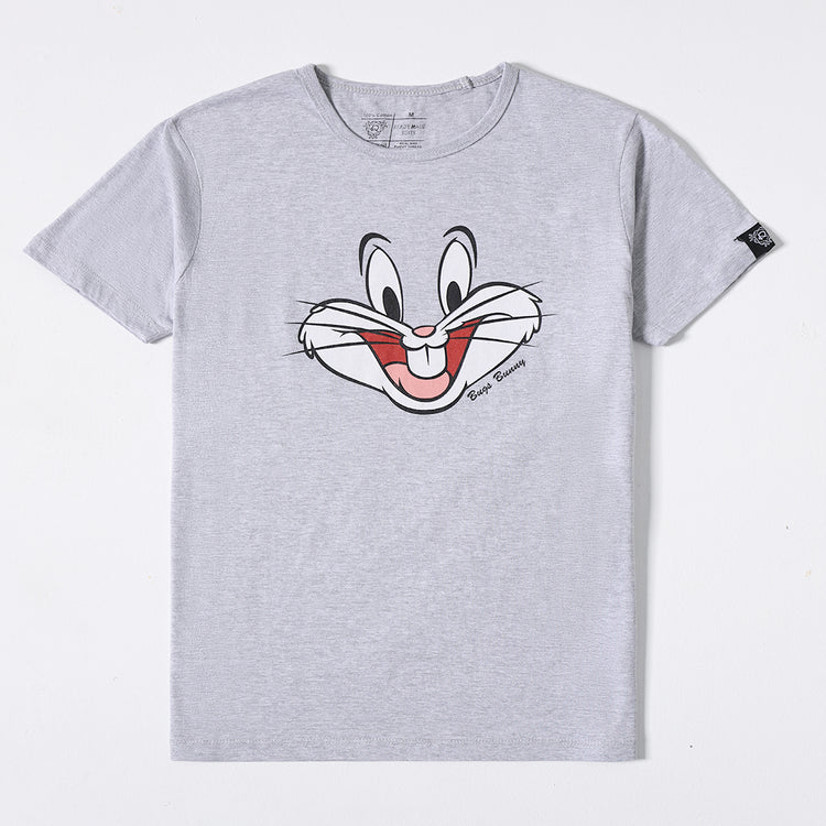 Bugsy Unisex Grey-Graphic Tee