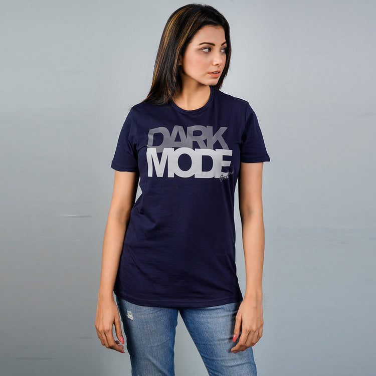 Dark Mode Graphic Tee - Blue