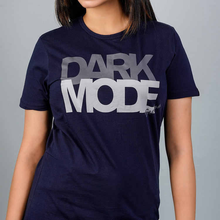 Dark Mode Graphic Tee - Blue