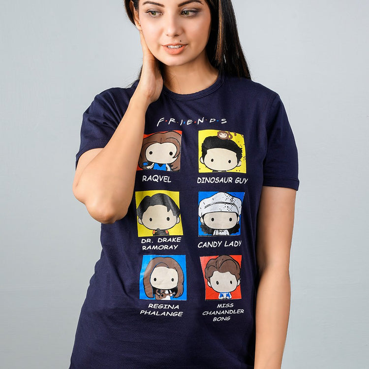 Friends Graphic Tee - Blue