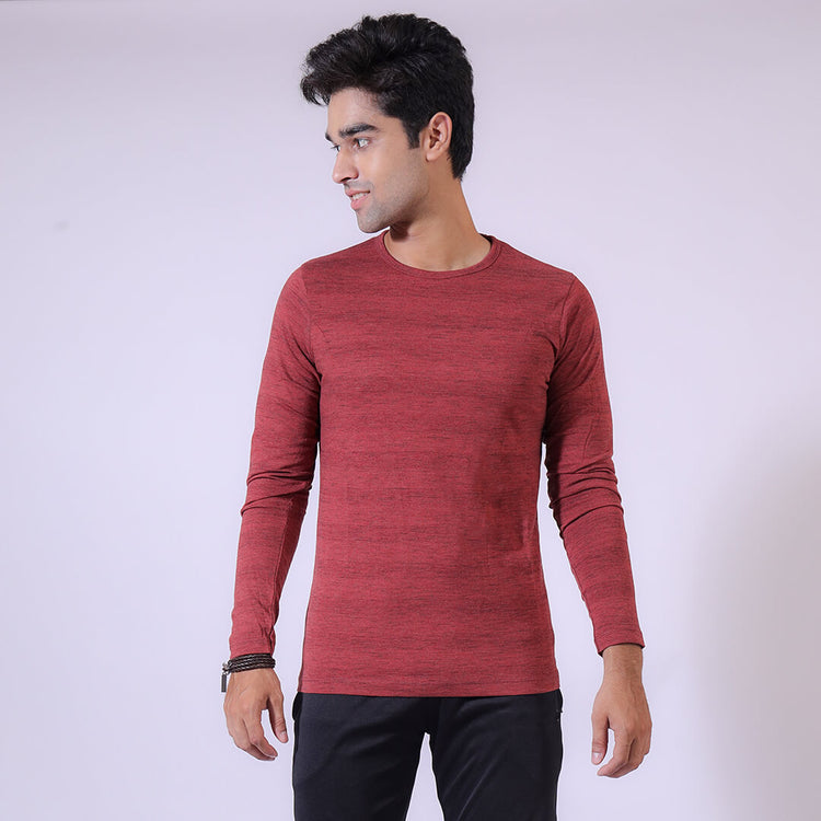 Maroon Raglan Plain-Surtout