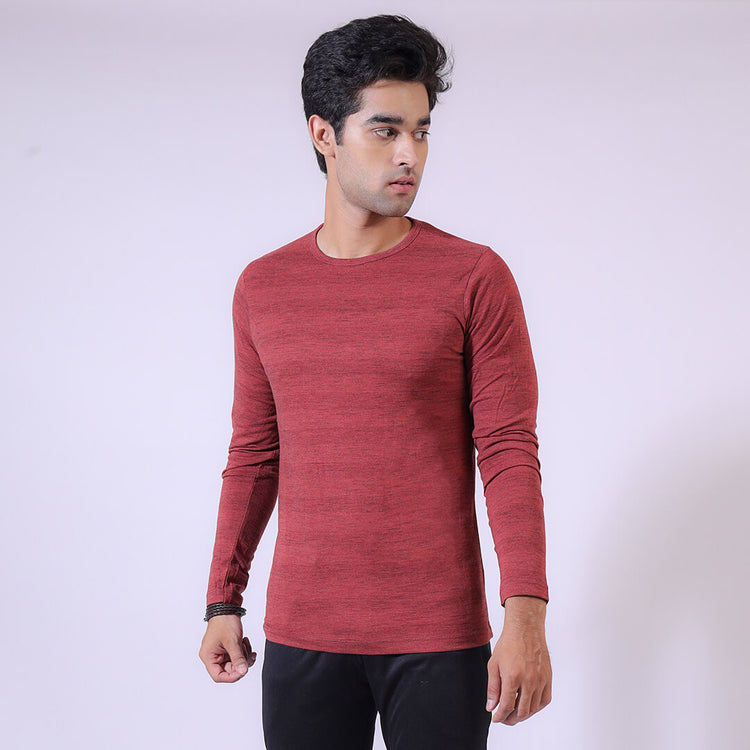 Maroon Raglan Plain-Surtout