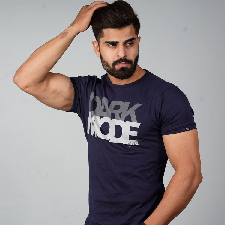 Dark Mode Graphic Tee - Blue