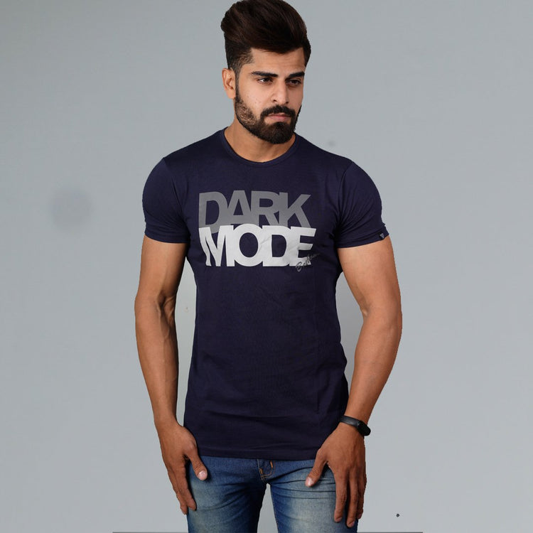 Dark Mode Graphic Tee - Blue