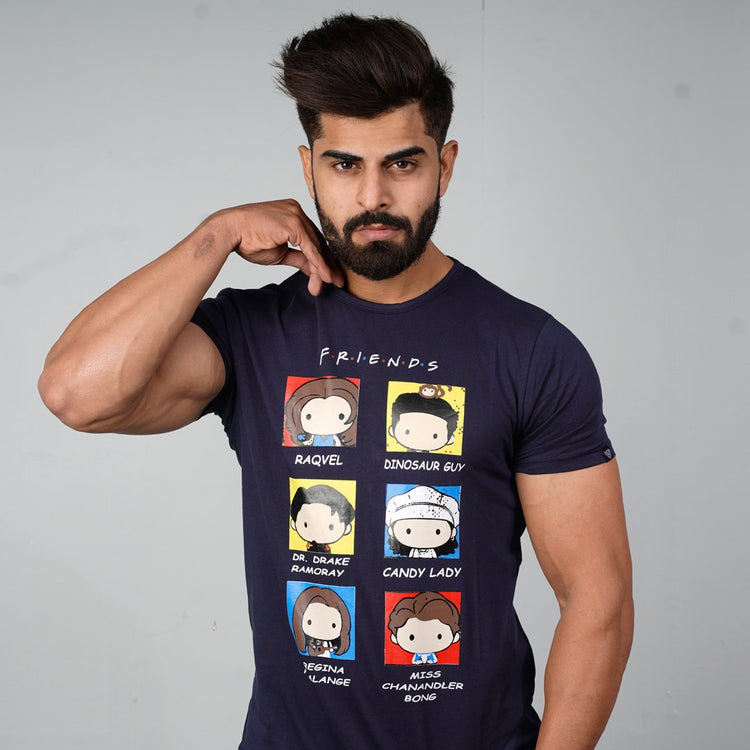 Friends Graphic Tee - Blue
