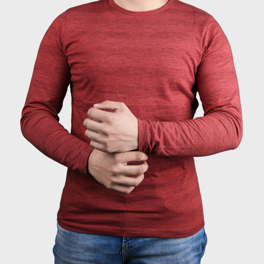 Maroon Raglan Plain-Surtout