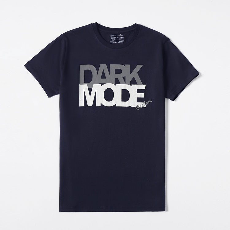 Dark Mode Graphic Tee - Blue