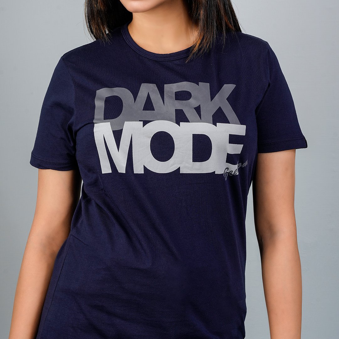 Dark Mode Graphic Tee - Blue