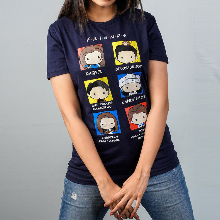 Friends Graphic Tee - Blue