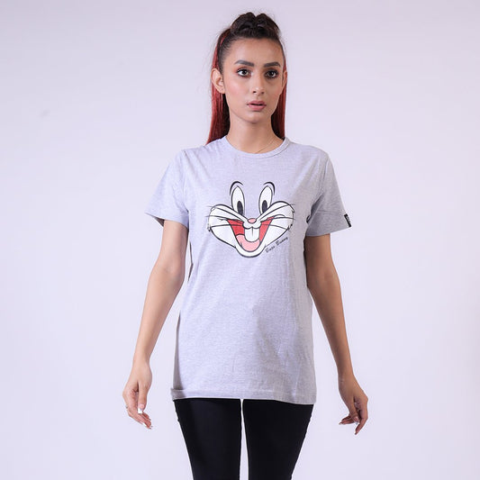 Bugsy Unisex Grey-Graphic Tee