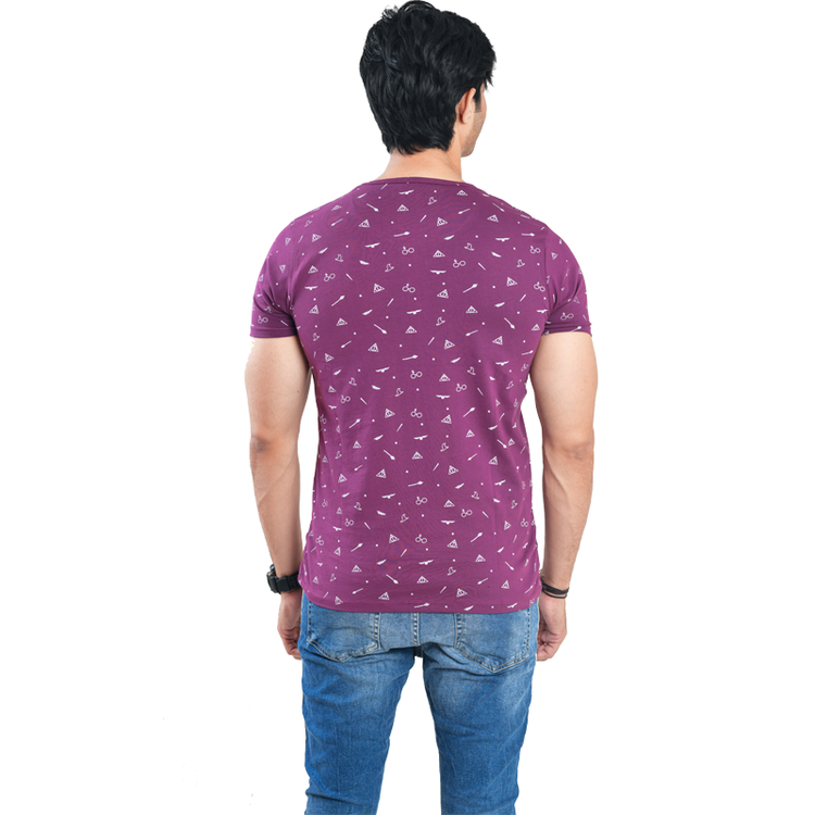 Crew Neck Burgundy-Rotary Tee