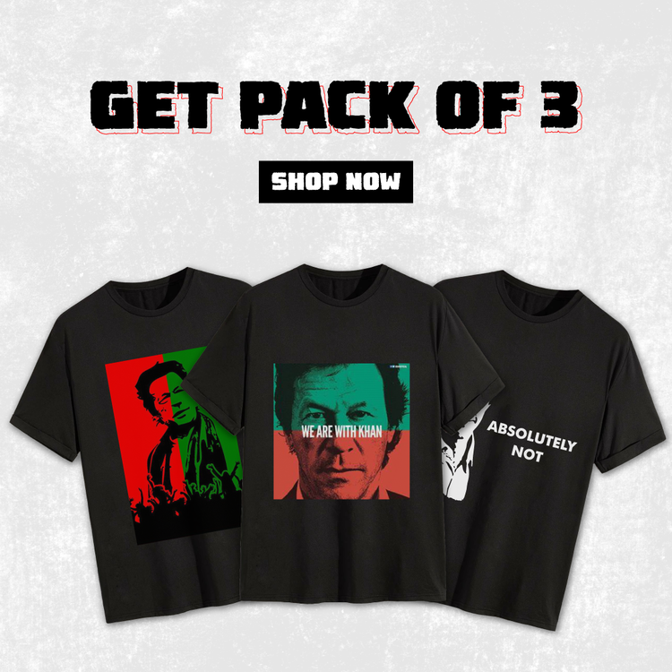 Support Imran Khan - Pack of 3 Tees